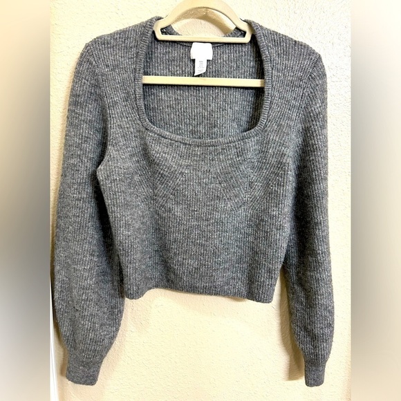 H&M Rib-knit Cropped Sweater - Picture 4 of 14